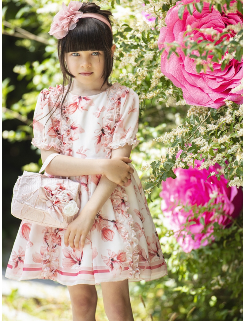 Jacquard Pink Bag